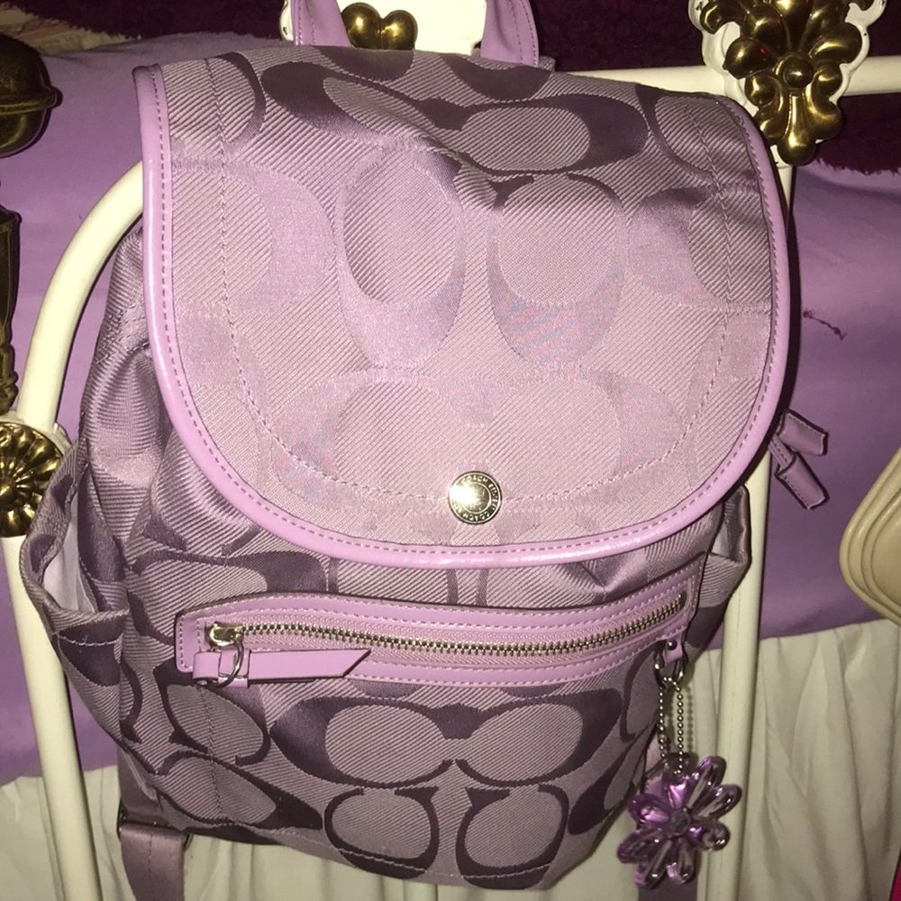 Coach brand backpack purse